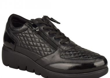 Γυναικεία Δερμάτινα Παπούτσια | Pharma Step | 691925 | Μαύρο - OEM - 